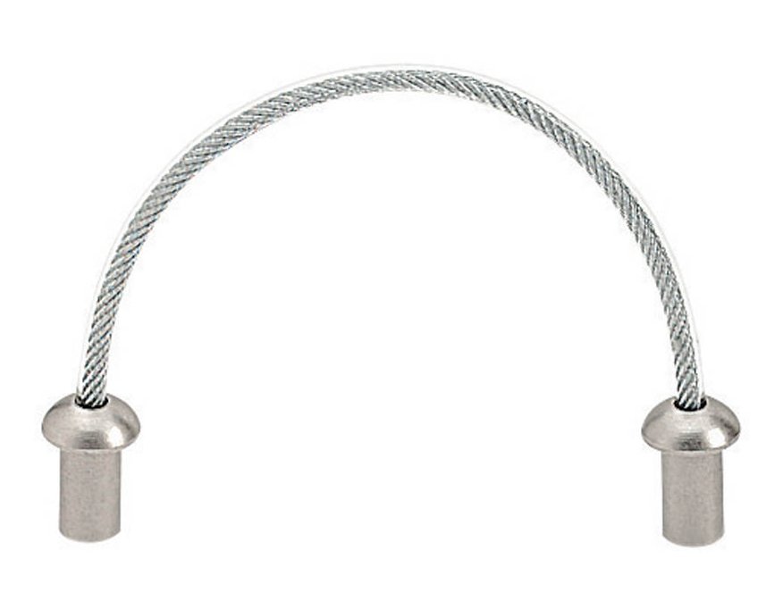 Fil acier nickelé mat entraxe 96 mm