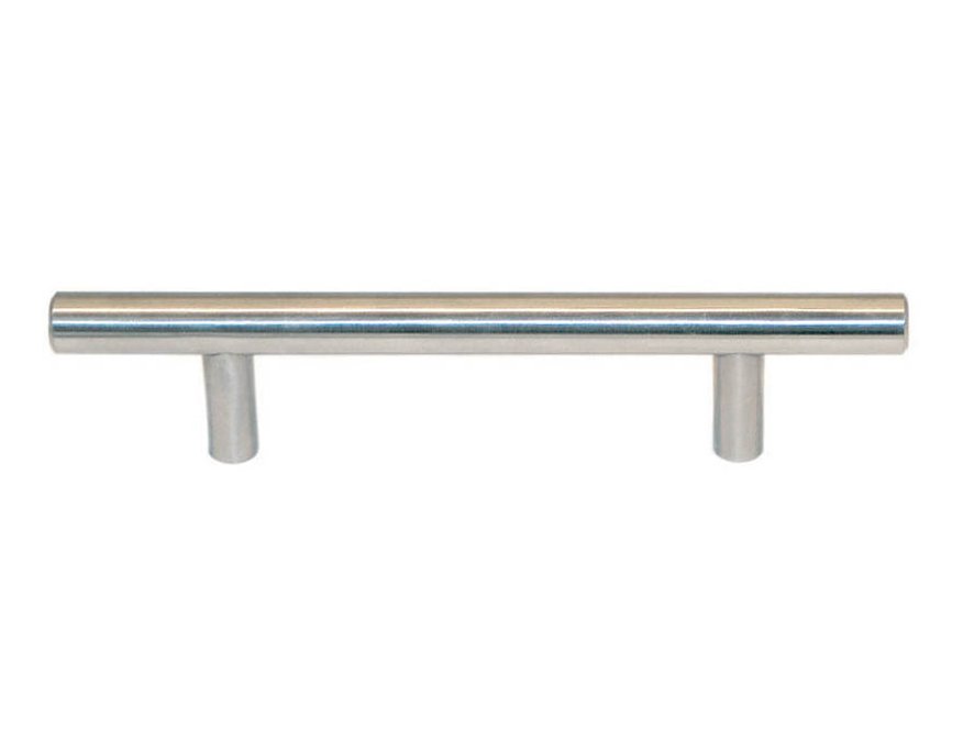 Poignée barre inox entraxe 192 mm