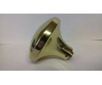 Bouton rond laiton poli vernis Ø 70 mm