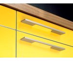 Poignée alu finition inox brossé entraxe 360 mm
