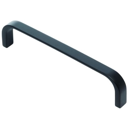 Poignée Pronto zamak laqué noir mat entraxe 160 mm hauteur 30 mm