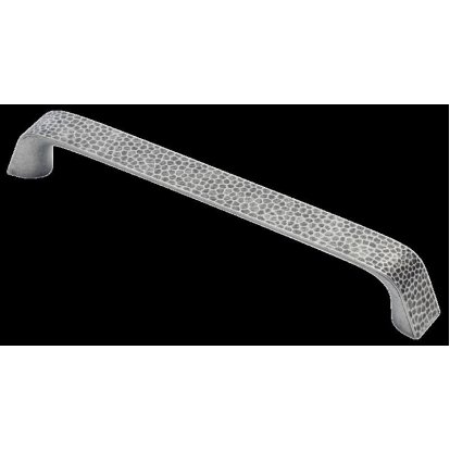 Poignée Forgé zamak fer vieilli mat entraxe 160 mm hauteur 26 mm