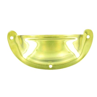 Poignée coquille, en 92 x 43 mm laiton poli