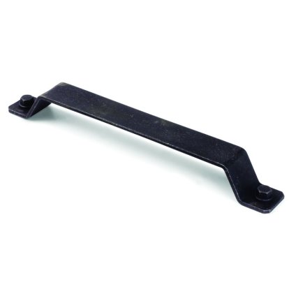 Poignée Kentucky acier noir mat longueur 212 mm entraxe 192 mm hauteur 25 mm